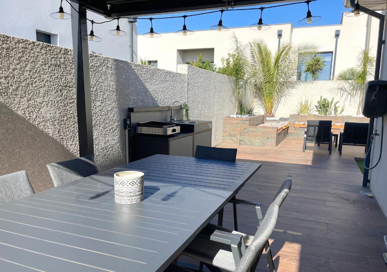 Villa Contemporaine Avec Piscine Chauffee Proche Des Plages Sauvian Exterior foto